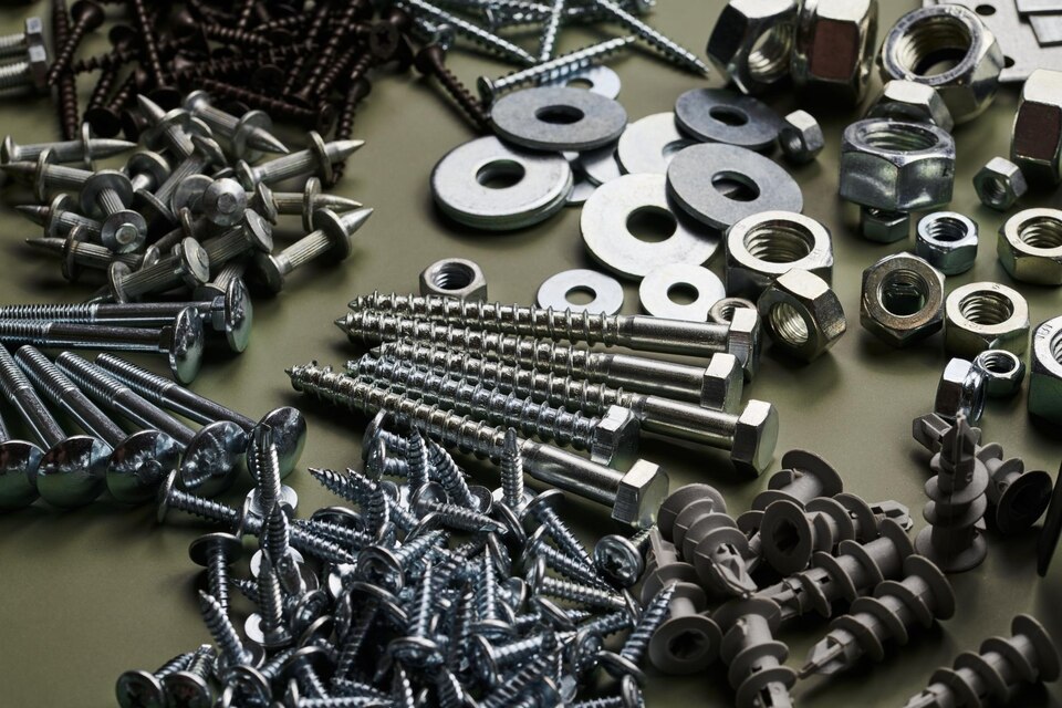 [freepicdownloader.com]-set-bolts-nuts-nails-metal-fasteners-consumable-hardware-tools-assortment-steel-screws-collection-close-up-background-large